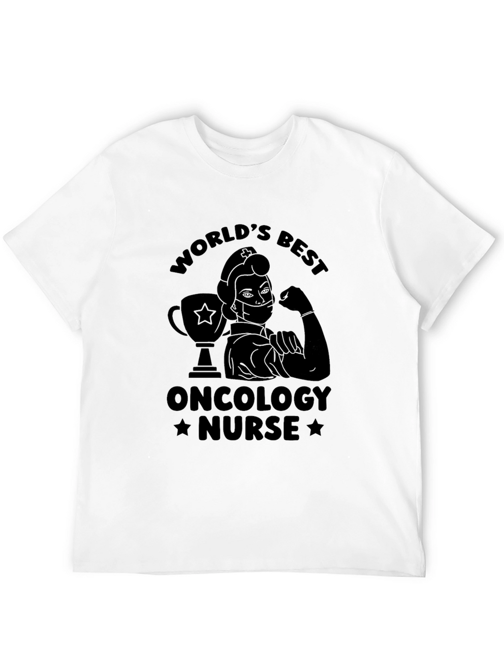 Worlds Best Oncology Nurse T-Shirt - Black