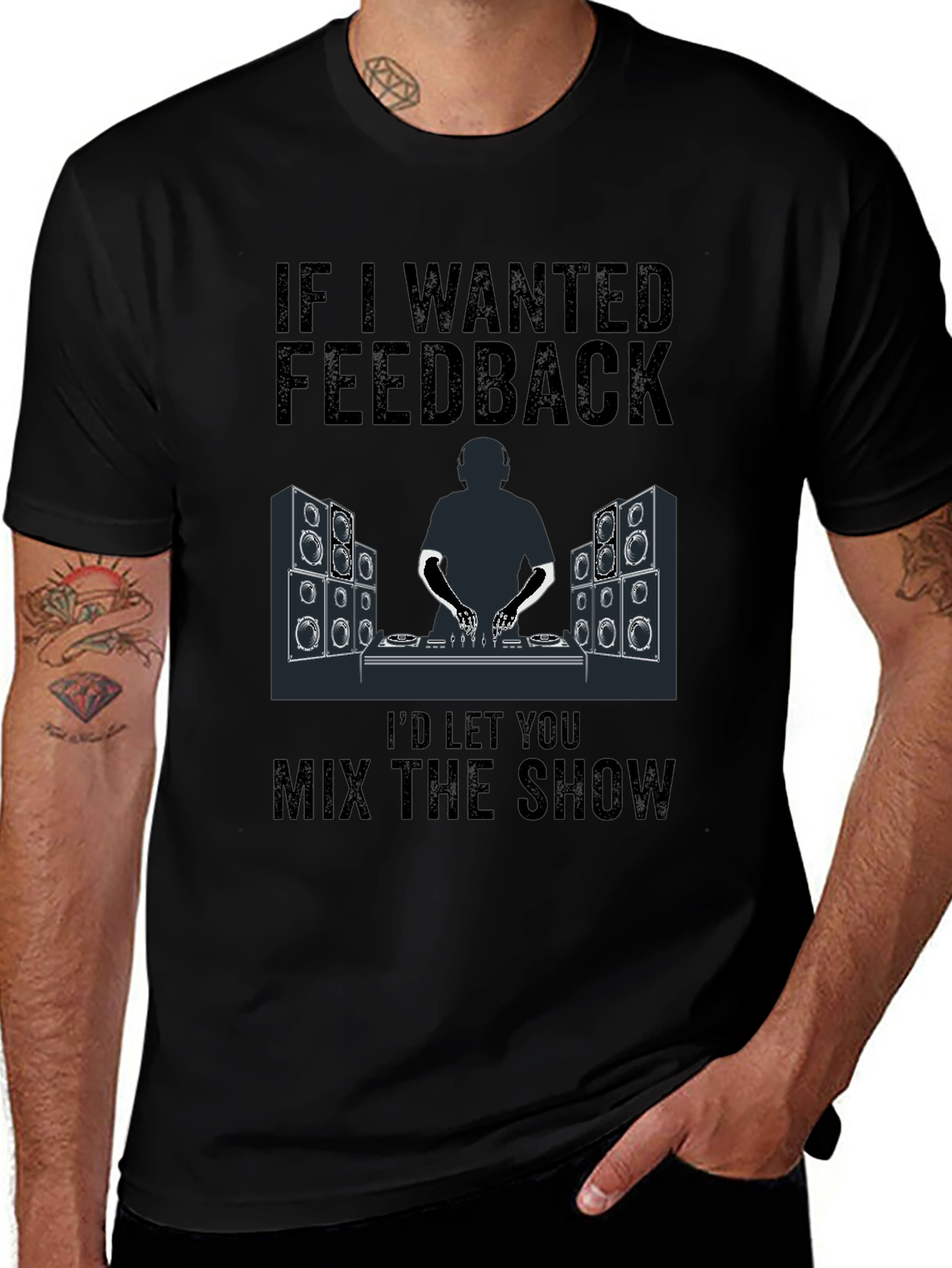 DJ Mix the Show Graphic Tee - Music Lover T-Shirt