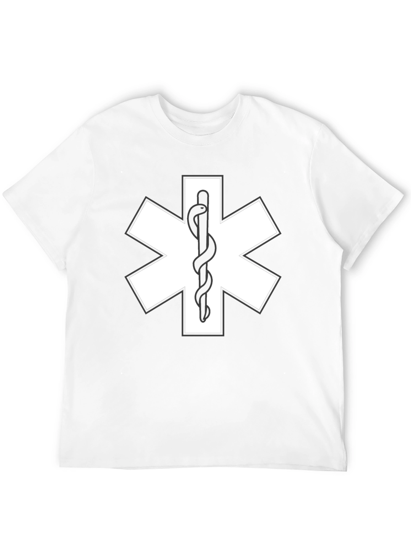 EMS Star of Life Black T-Shirt