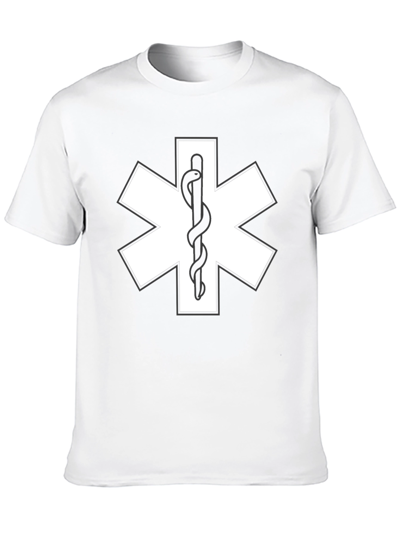 EMS Star of Life Black T-Shirt