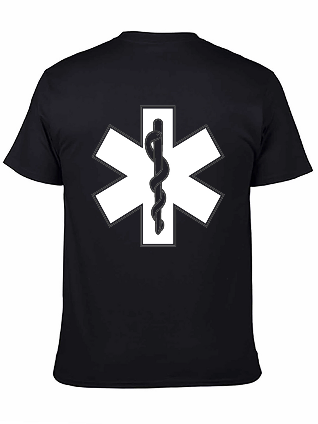 EMS Star of Life Black T-Shirt