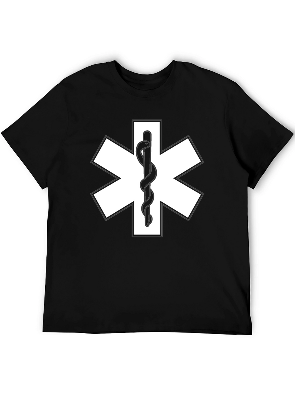 EMS Star of Life Black T-Shirt