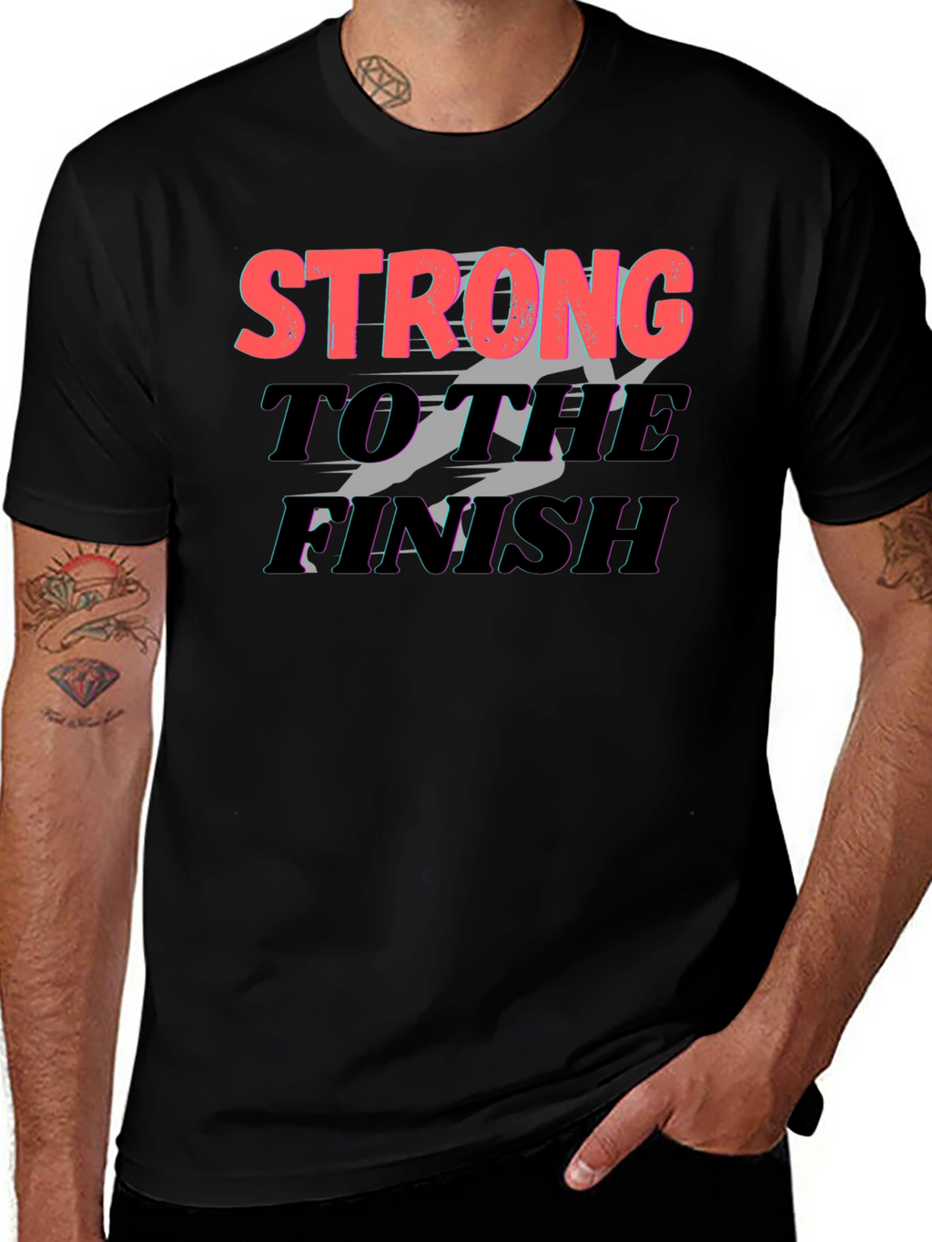 Strong to the Finish Graphic Tee