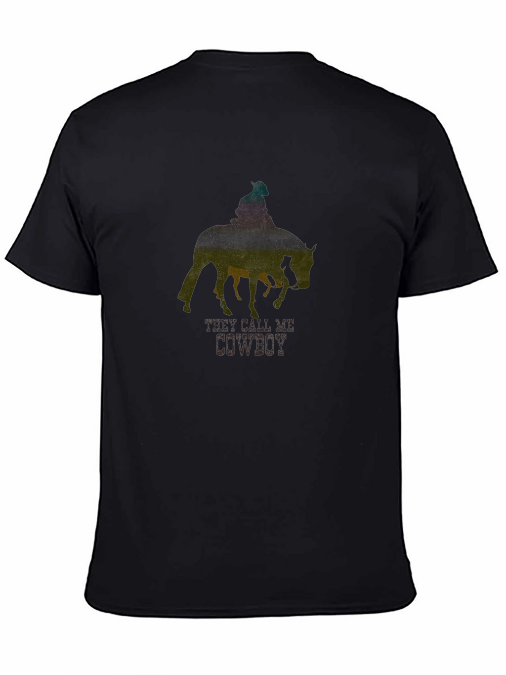 Cowboy Graphic T-Shirt - They Call Me Cowboy Tee