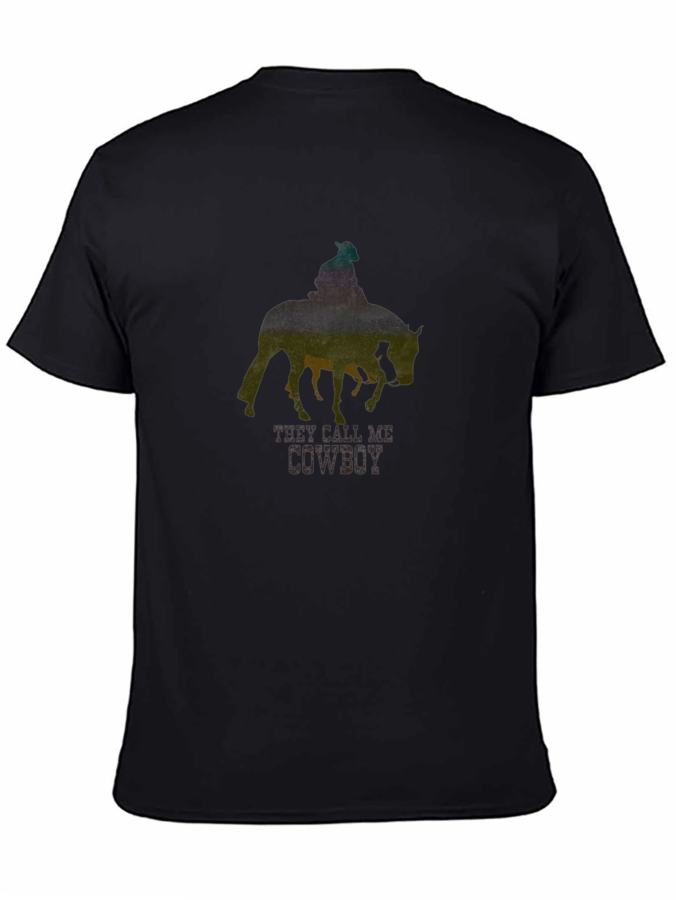Cowboy Graphic T-Shirt - They Call Me Cowboy Tee