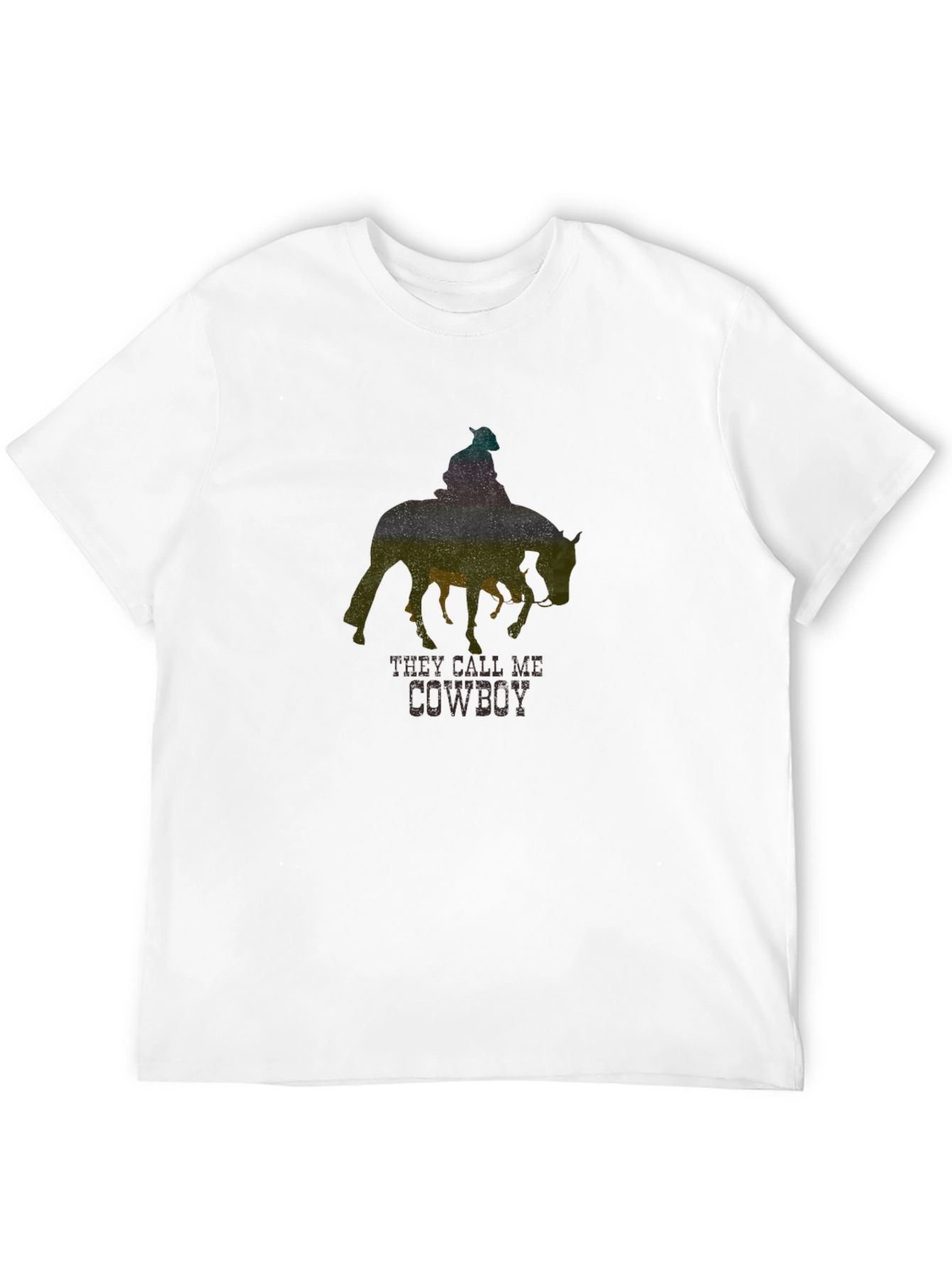 Cowboy Graphic T-Shirt - They Call Me Cowboy Tee