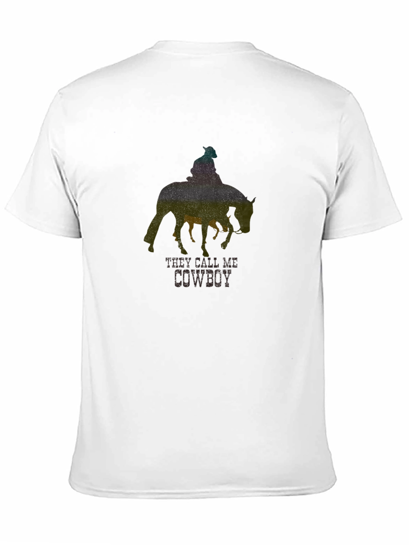 Cowboy Graphic T-Shirt - They Call Me Cowboy Tee