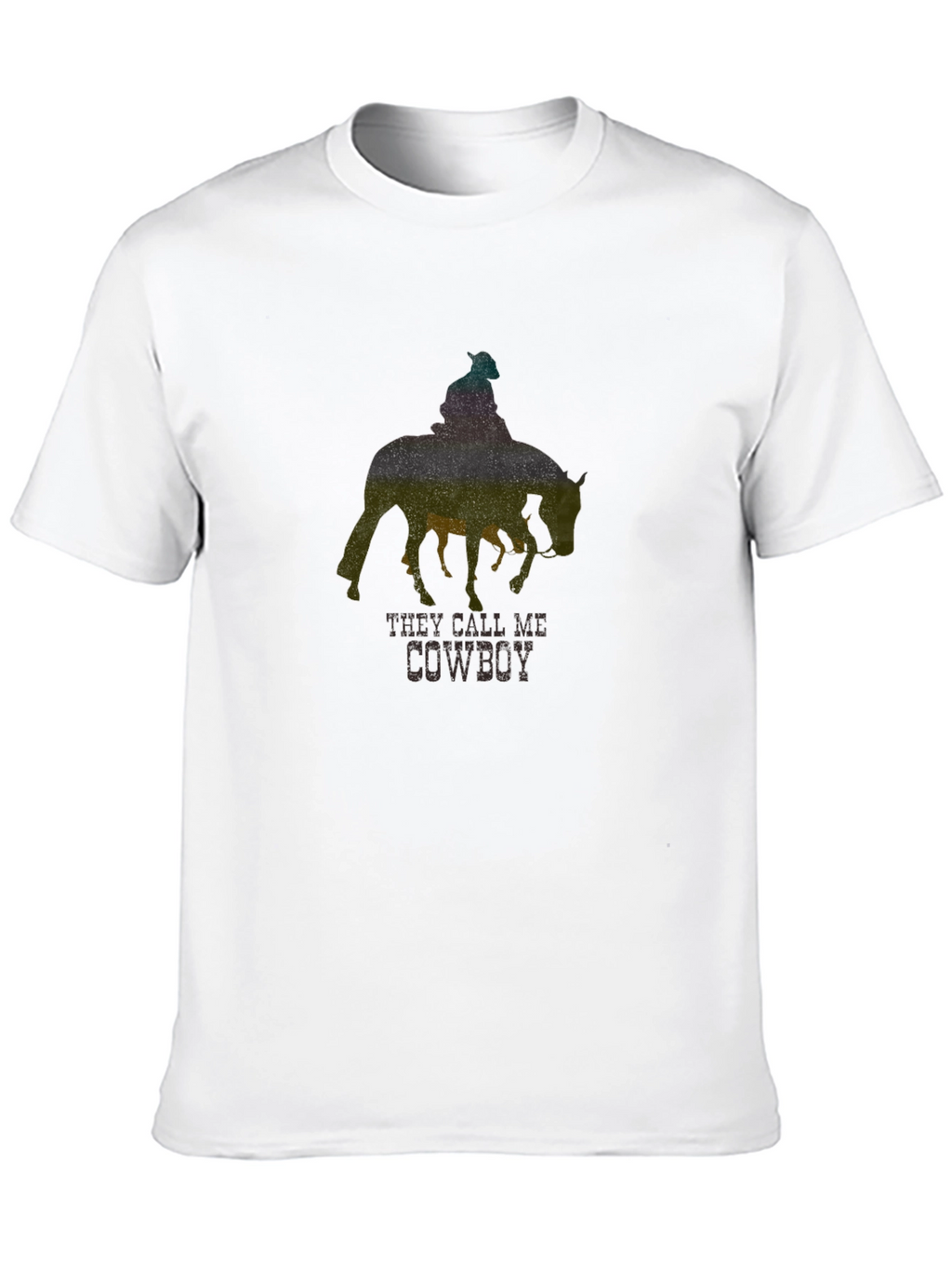 Cowboy Graphic T-Shirt - They Call Me Cowboy Tee