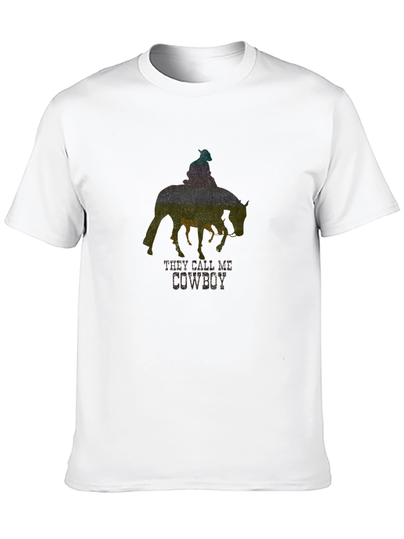 Cowboy Graphic T-Shirt - They Call Me Cowboy Tee