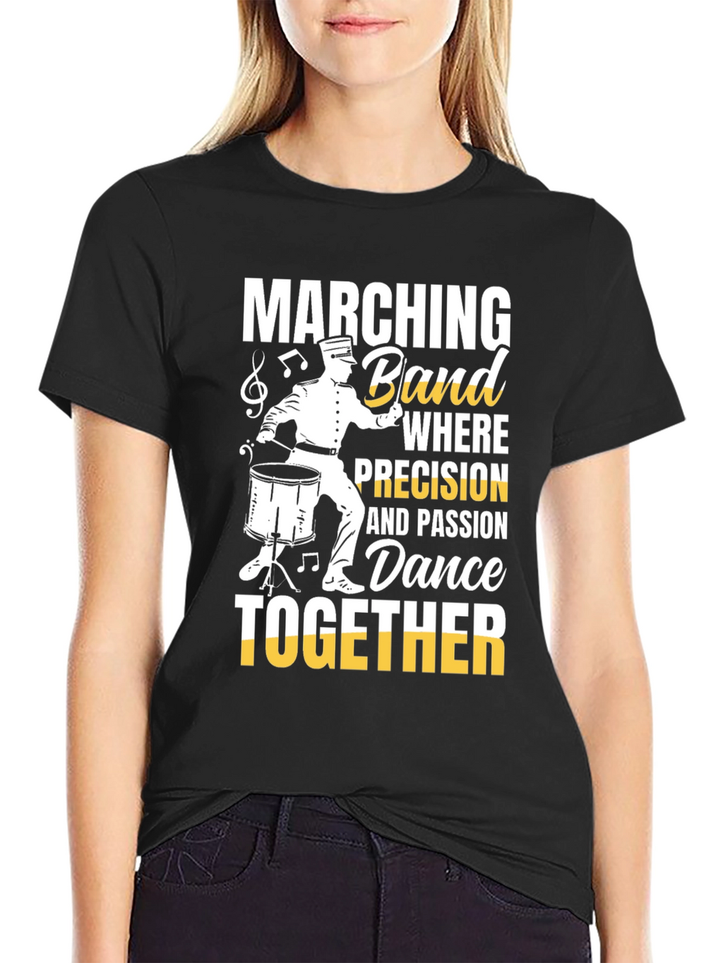 Marching Band Dance T-Shirt for Musicians & Percussionists