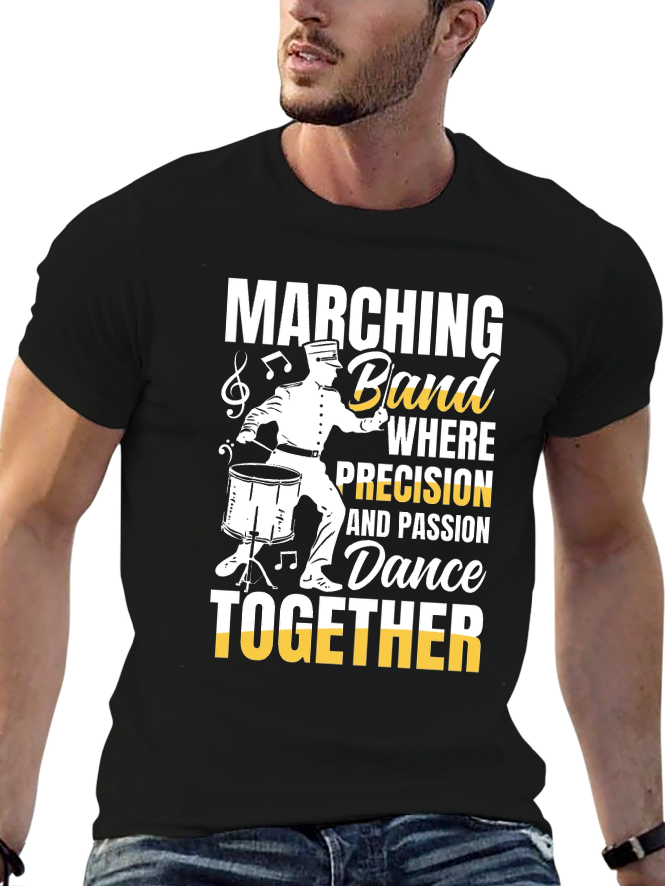 Marching Band Dance T-Shirt for Musicians & Percussionists
