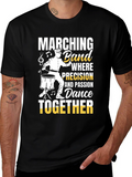 Marching Band Dance T-Shirt for Musicians & Percussionists