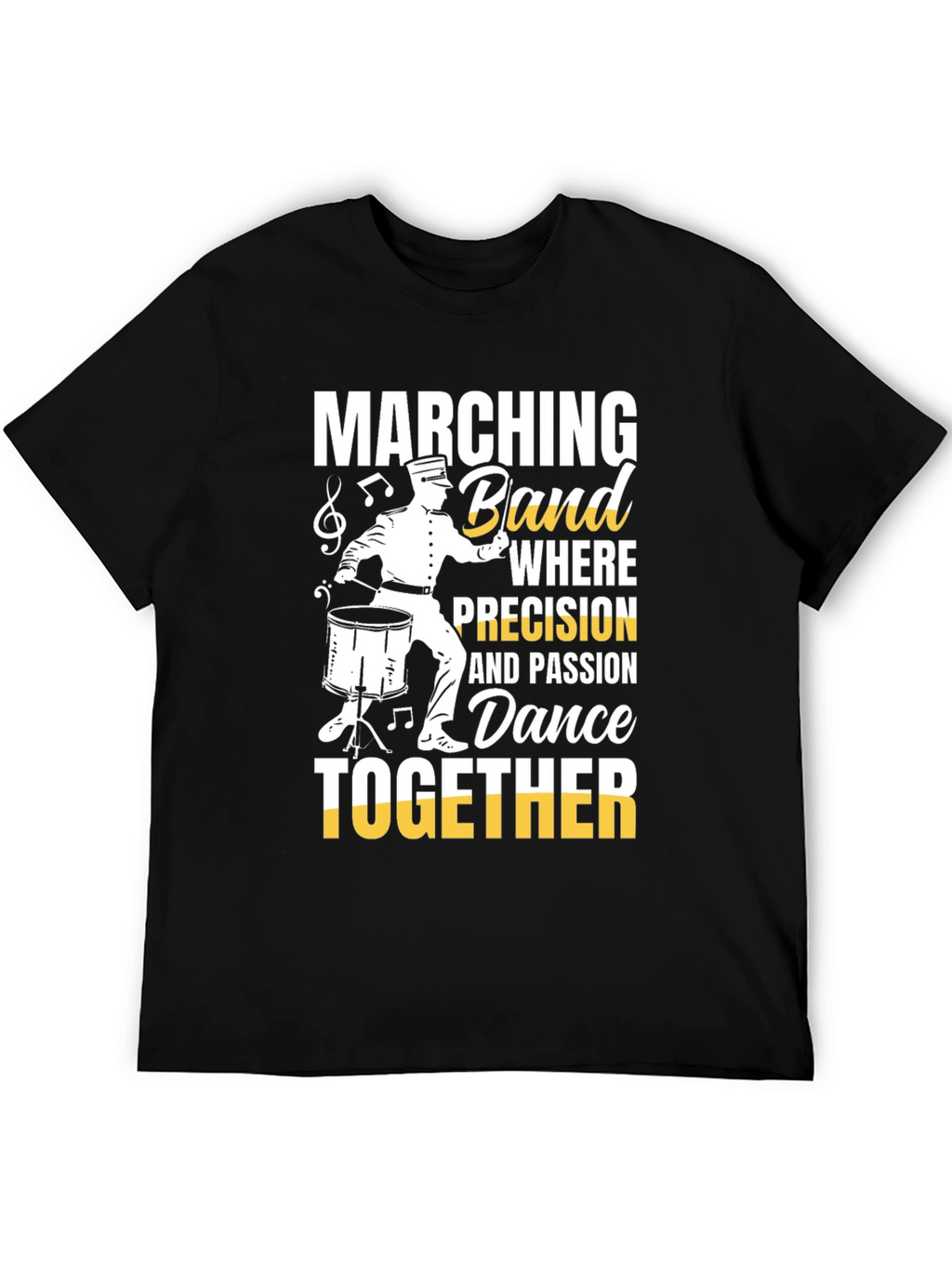 Marching Band Dance T-Shirt for Musicians & Percussionists
