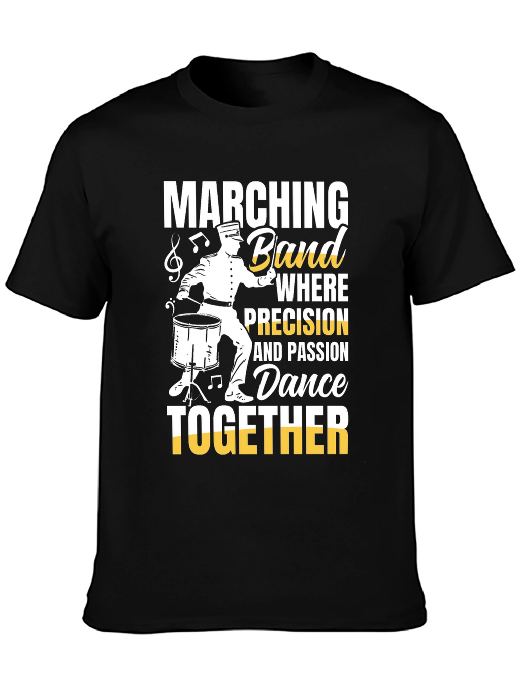 Marching Band Dance T-Shirt for Musicians & Percussionists