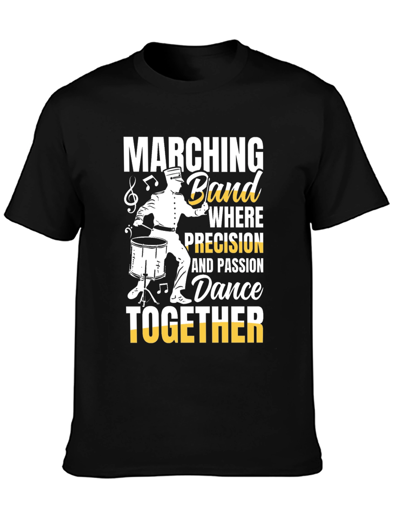 Marching Band Dance T-Shirt for Musicians & Percussionists