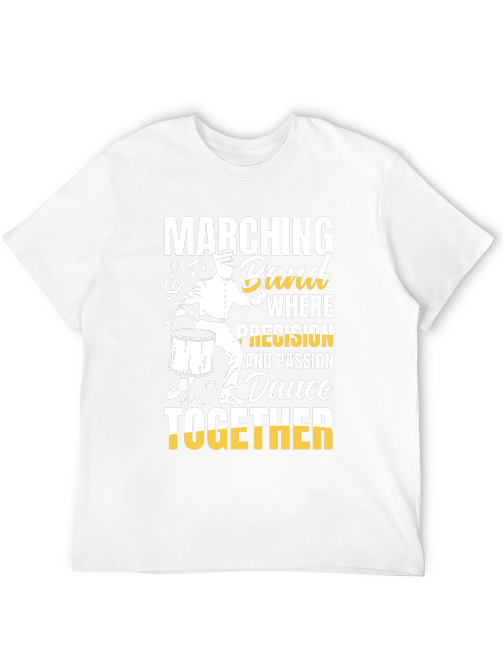 Marching Band Dance T-Shirt for Musicians & Percussionists