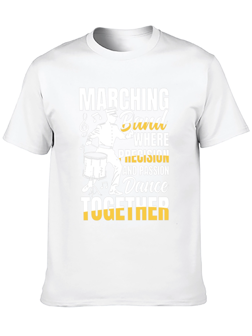 Marching Band Dance T-Shirt for Musicians & Percussionists