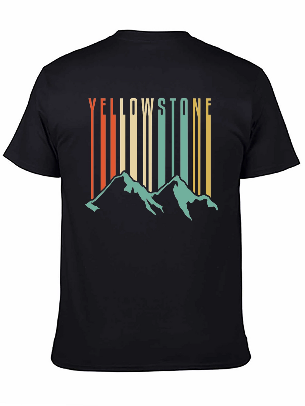 Yellowstone Mountain Retro T-Shirt