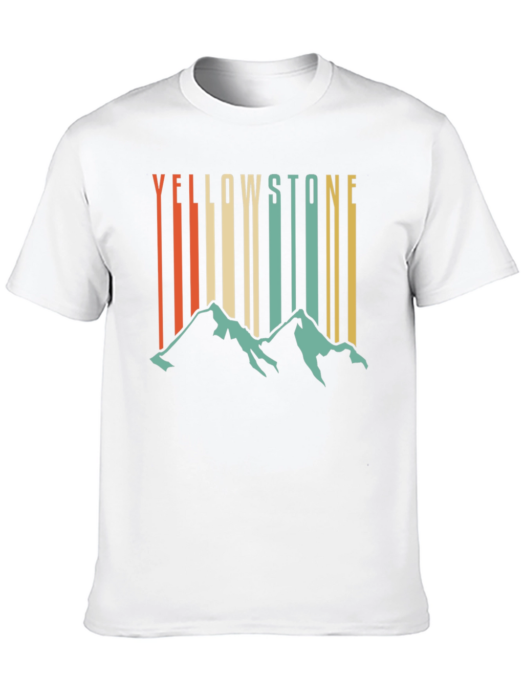 Yellowstone Mountain Retro T-Shirt