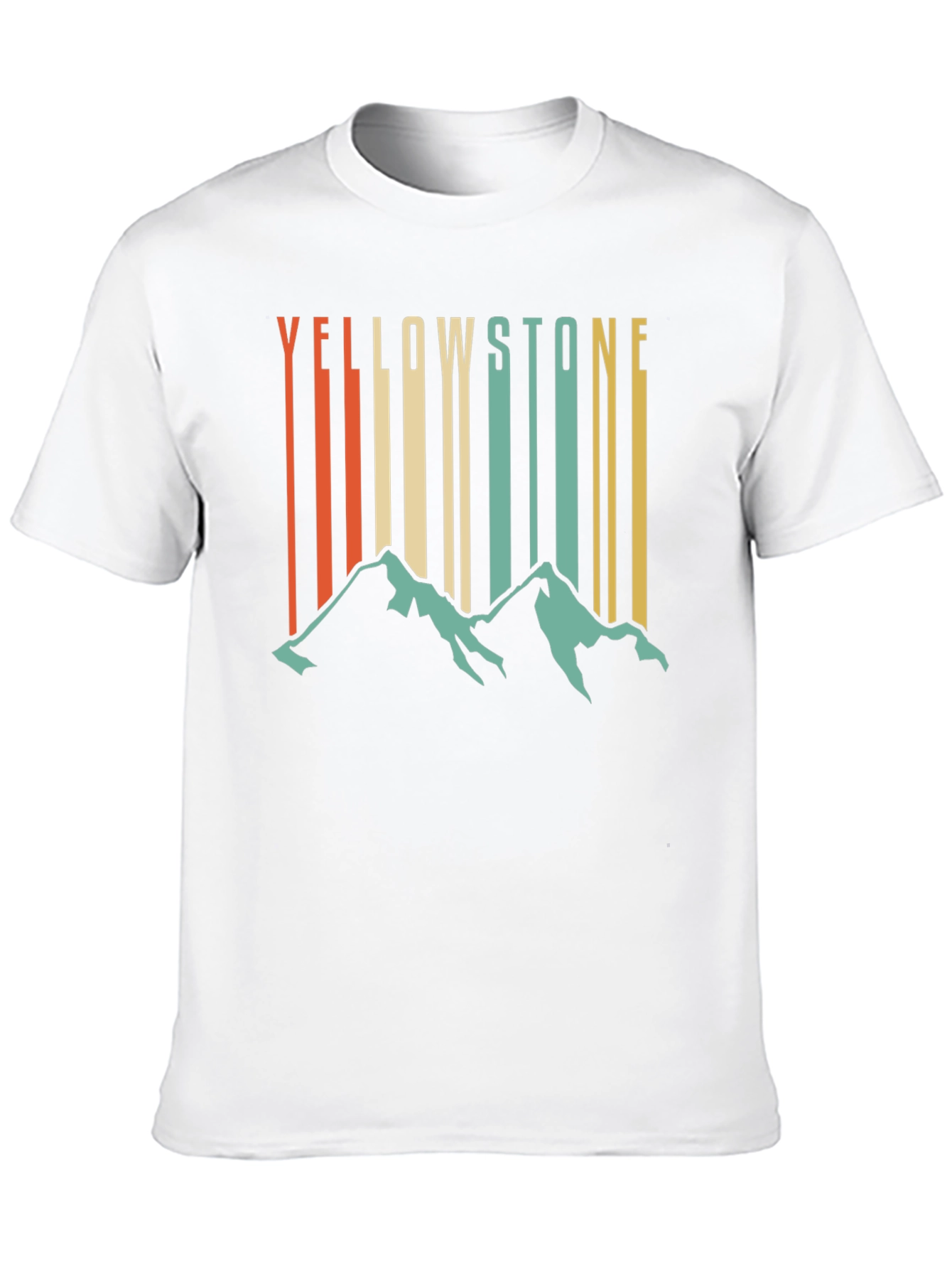Yellowstone Mountain Retro T-Shirt