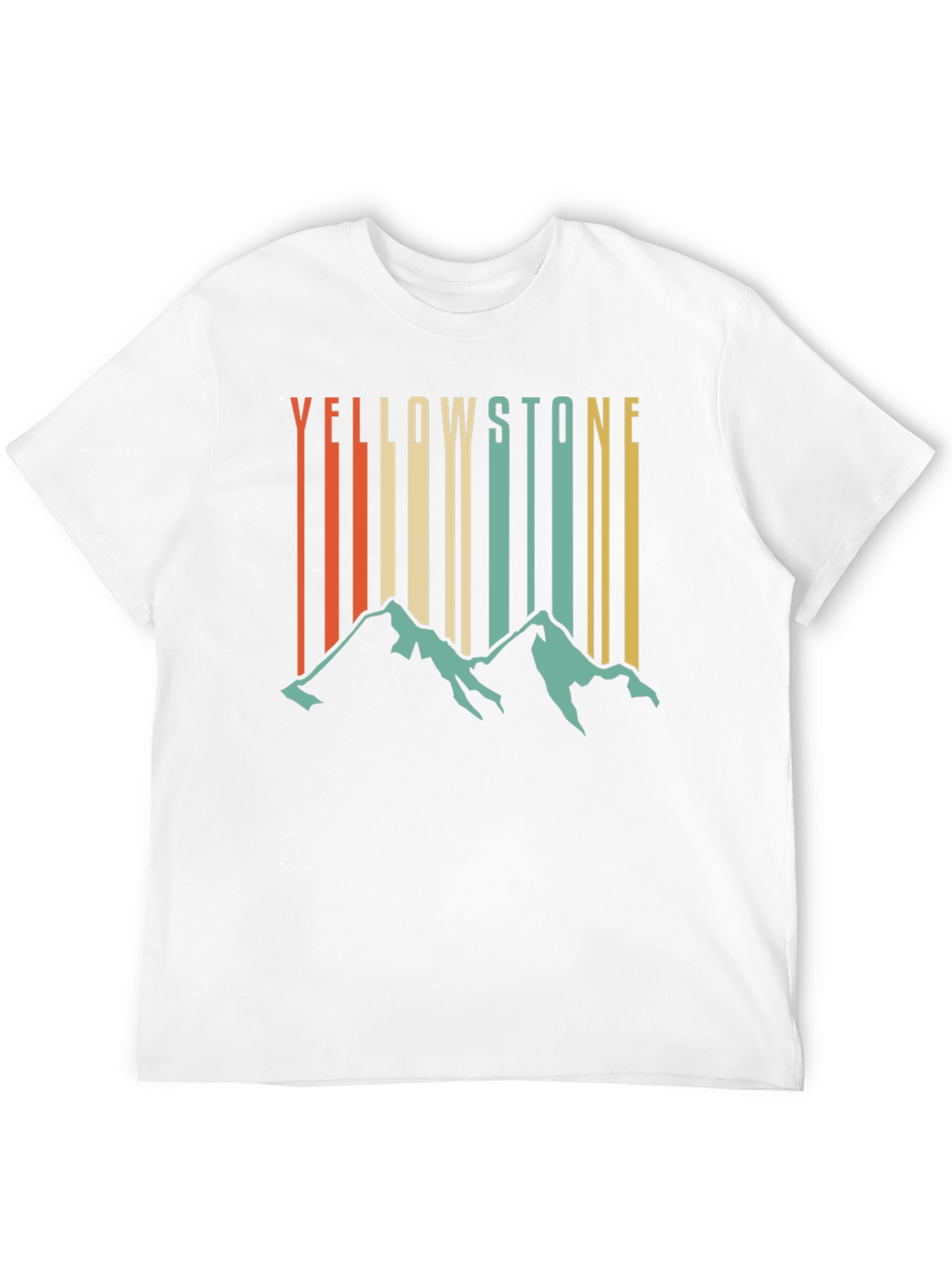 Yellowstone Mountain Retro T-Shirt