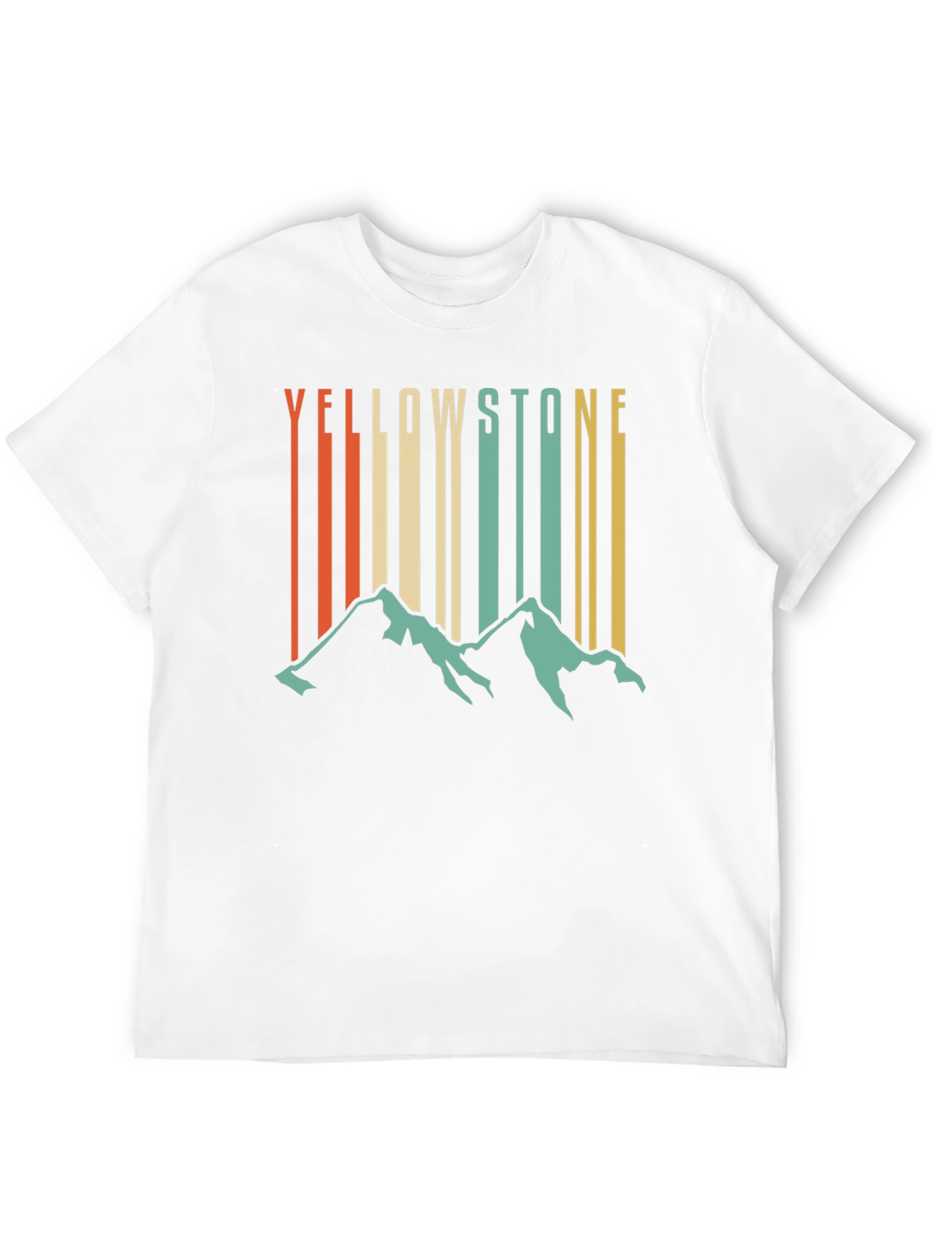Yellowstone Mountain Retro T-Shirt