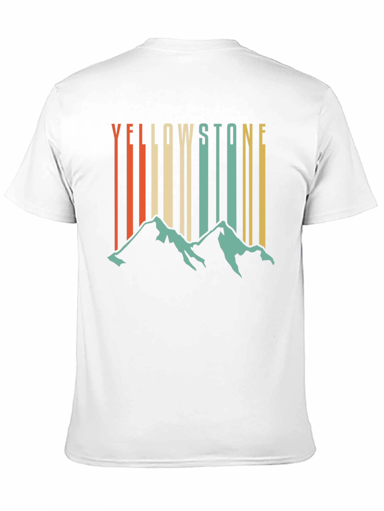 Yellowstone Mountain Retro T-Shirt