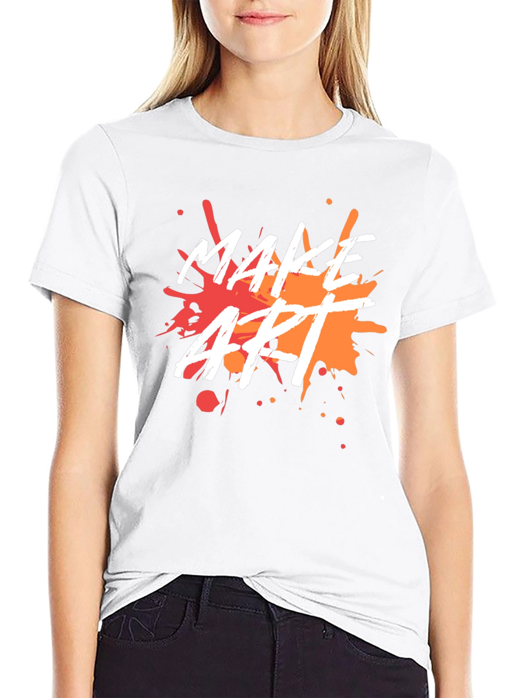 Make Art Splatter Graphic Tee