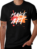 Make Art Splatter Graphic Tee