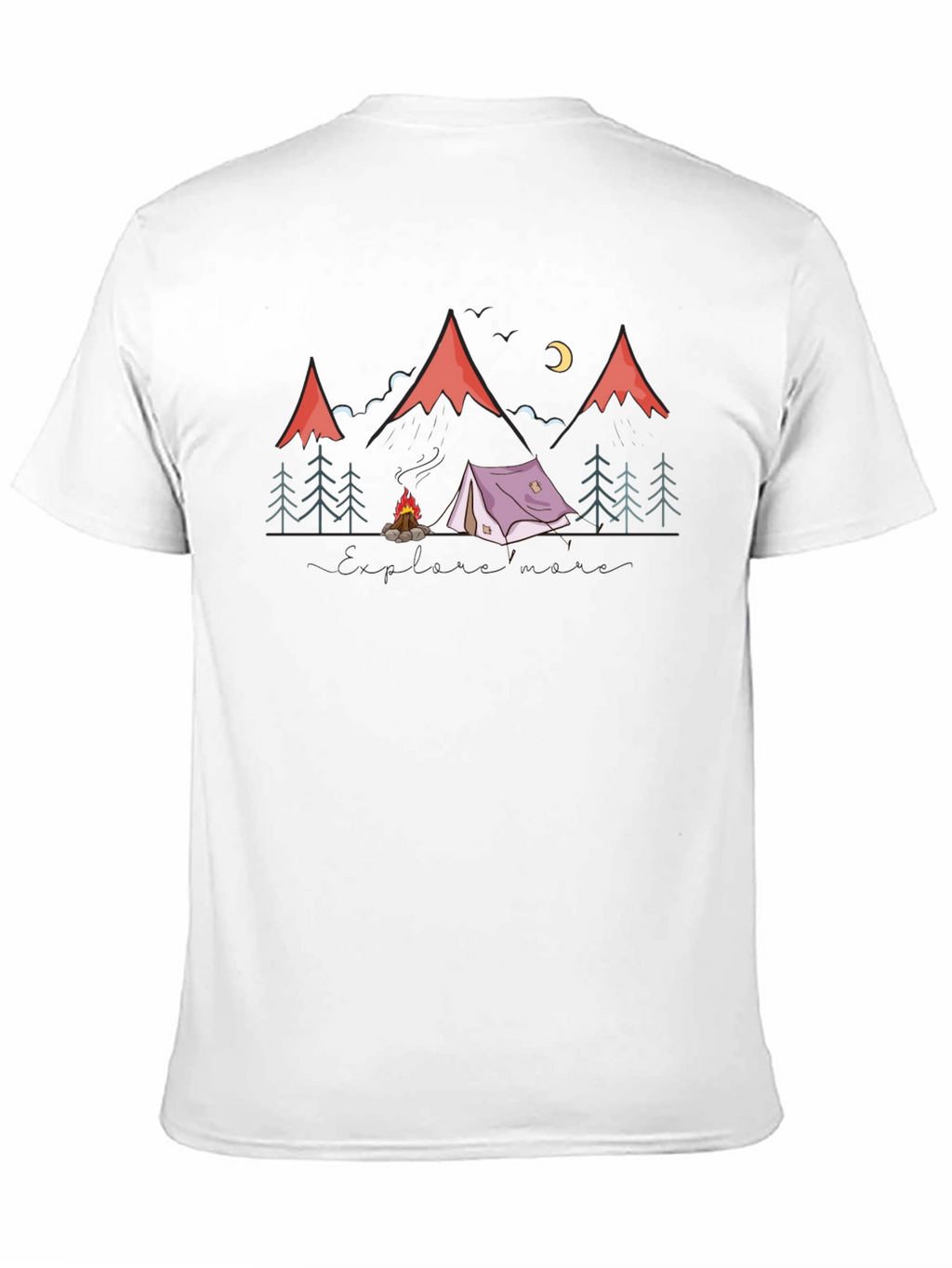 Camping Adventure Graphic Tee - Nature Lover T-Shirt
