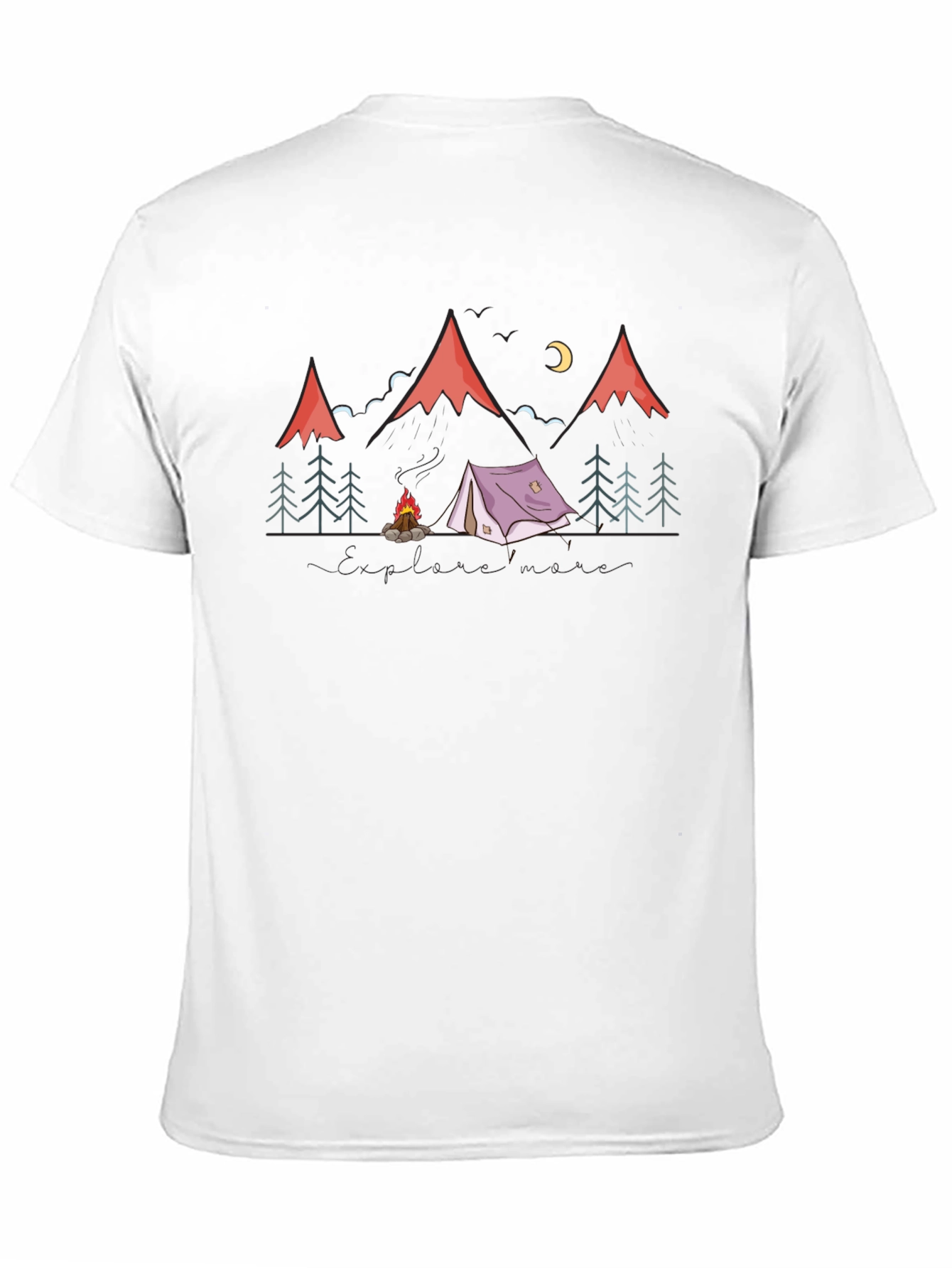 Camping Adventure Graphic Tee - Nature Lover T-Shirt