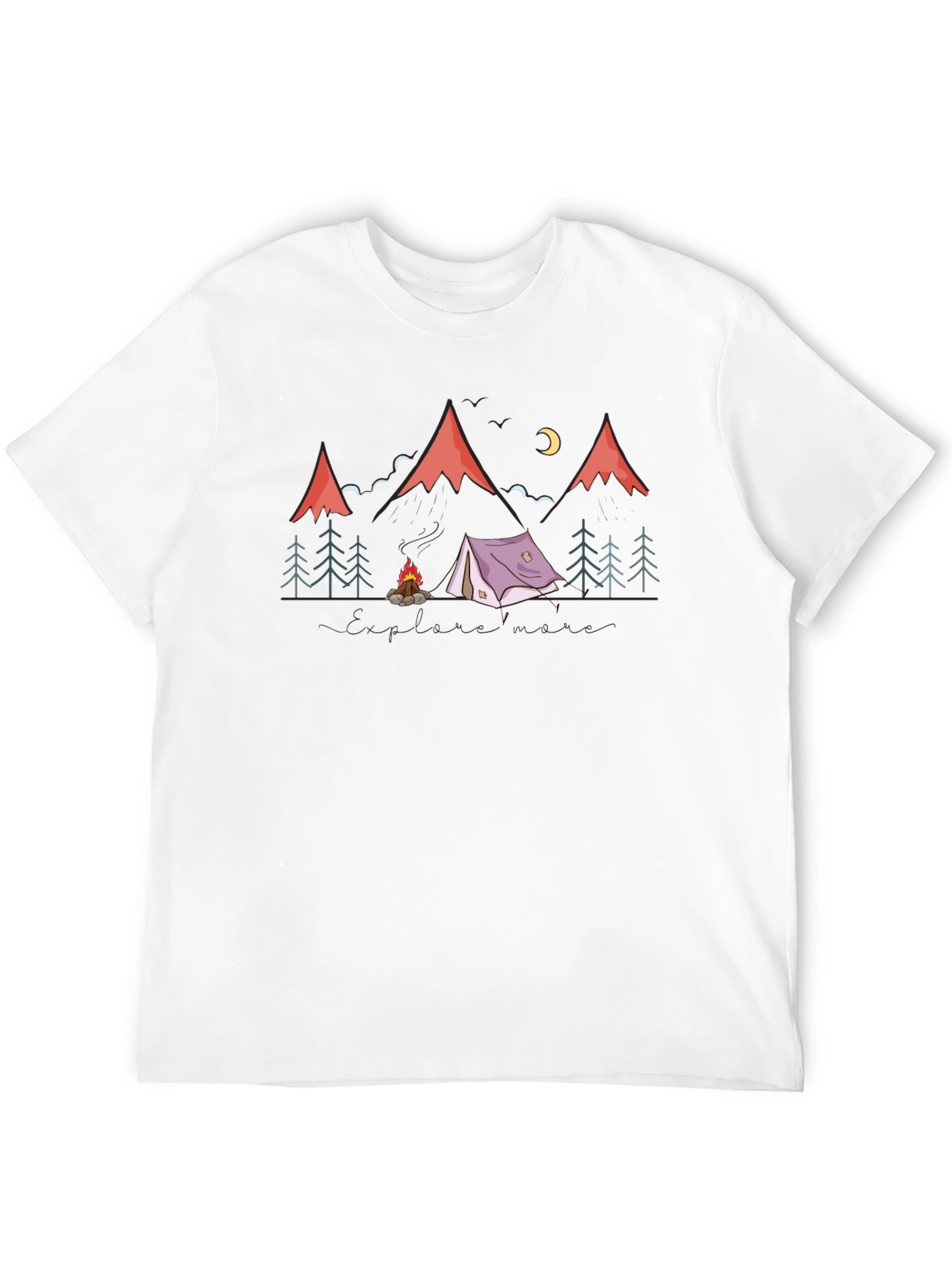 Camping Adventure Graphic Tee - Nature Lover T-Shirt