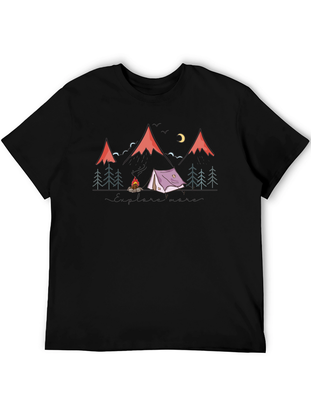 Camping Adventure Graphic Tee - Nature Lover T-Shirt
