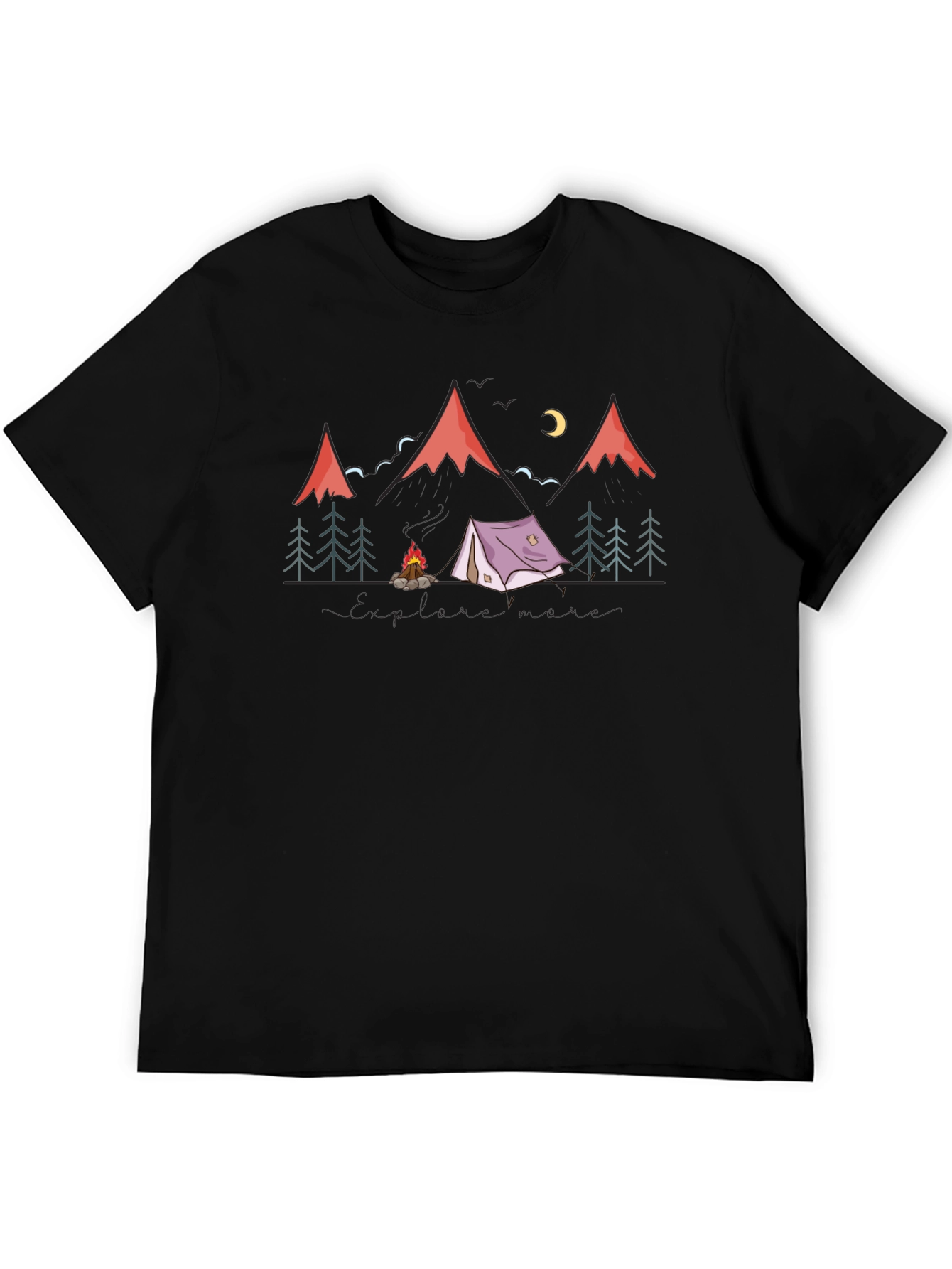 Camping Adventure Graphic Tee - Nature Lover T-Shirt