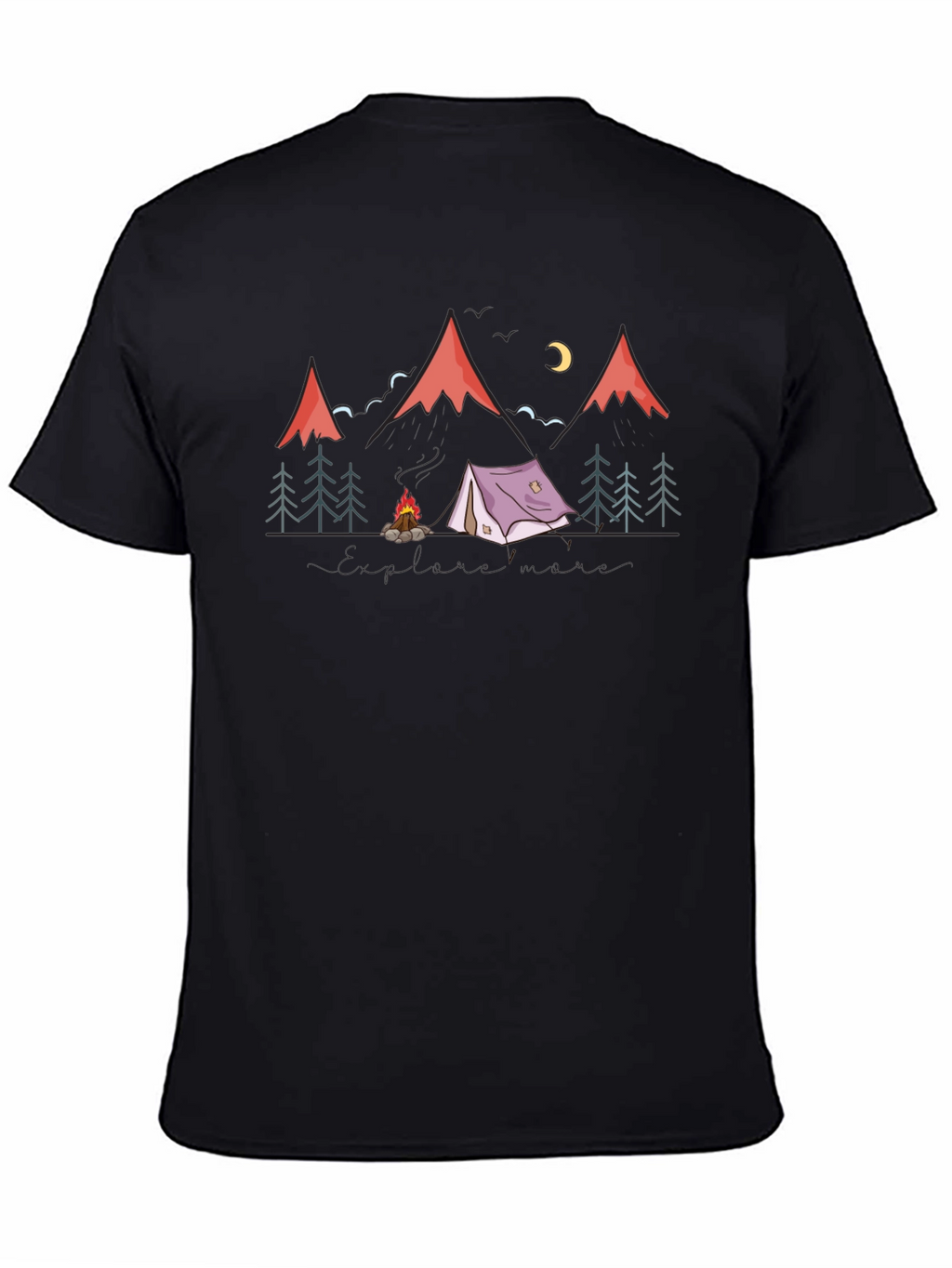 Camping Adventure Graphic Tee - Nature Lover T-Shirt