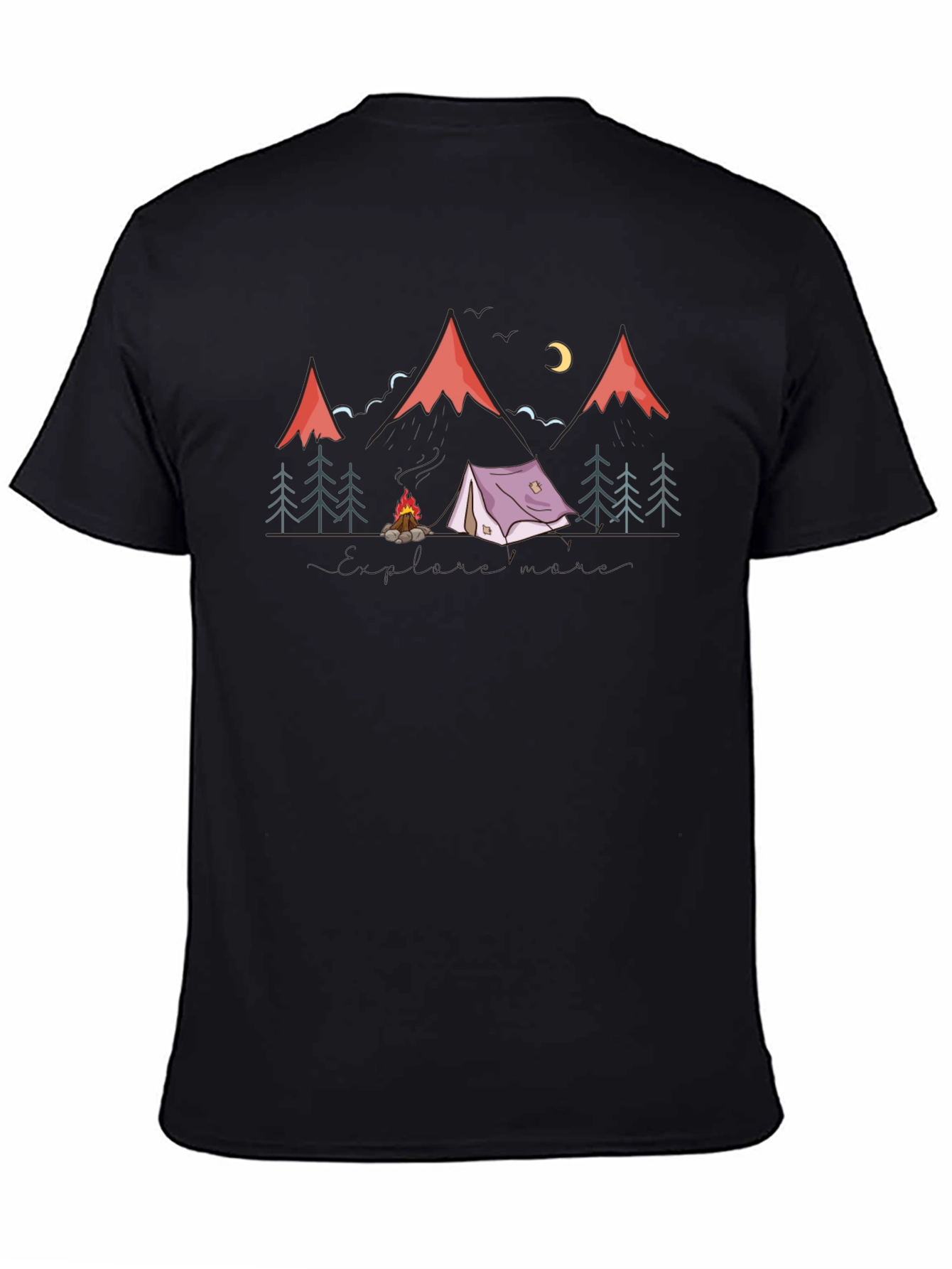Camping Adventure Graphic Tee - Nature Lover T-Shirt