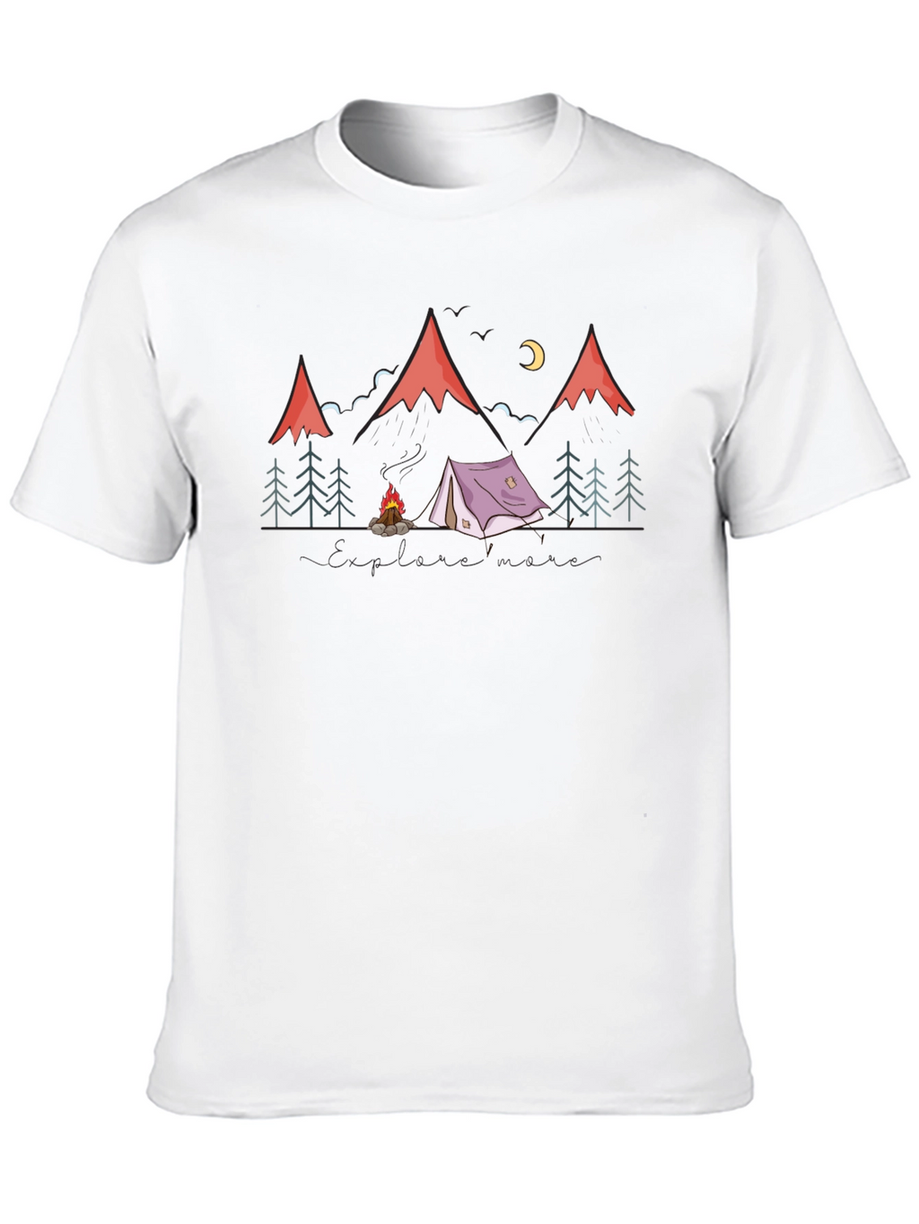Camping Adventure Graphic Tee - Nature Lover T-Shirt