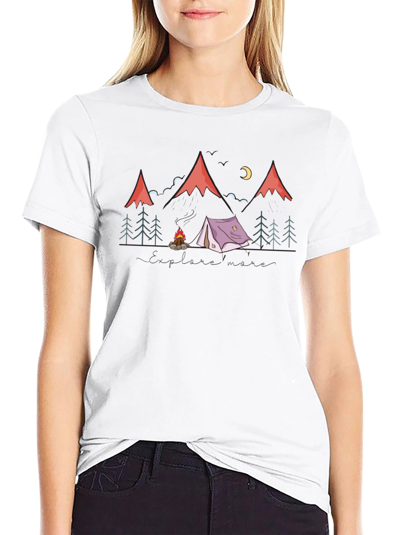 Camping Adventure Graphic Tee - Nature Lover T-Shirt
