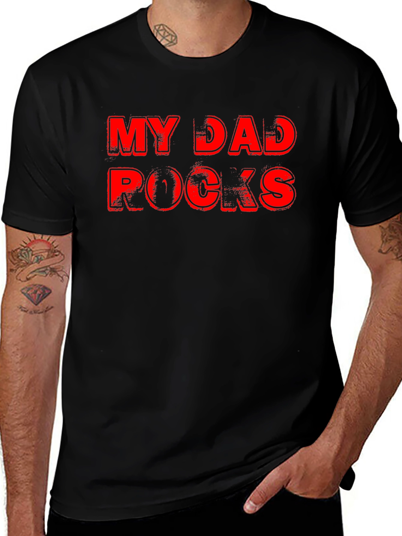 My Dad Rocks T-Shirt - Graphic Tee