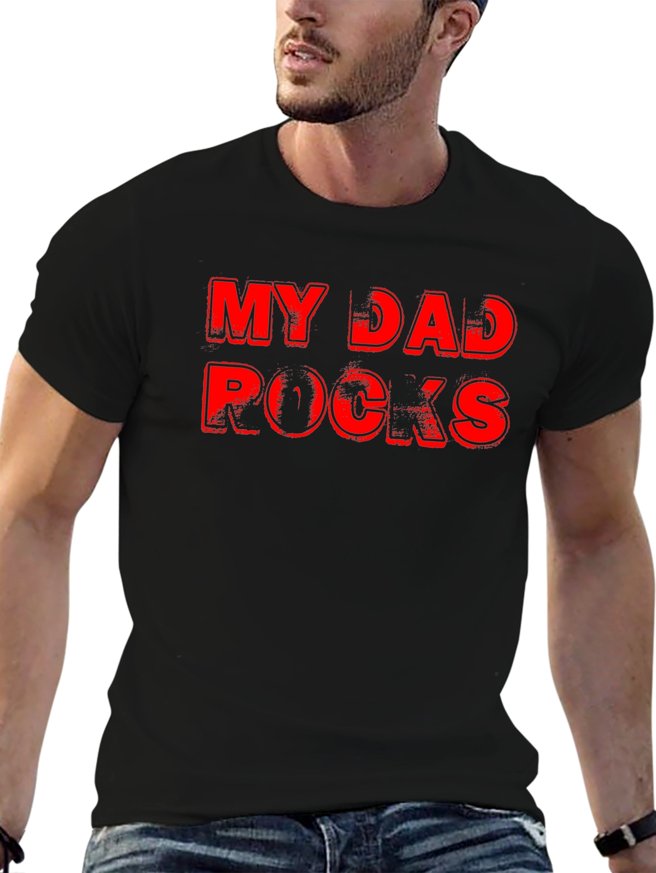 My Dad Rocks T-Shirt - Graphic Tee