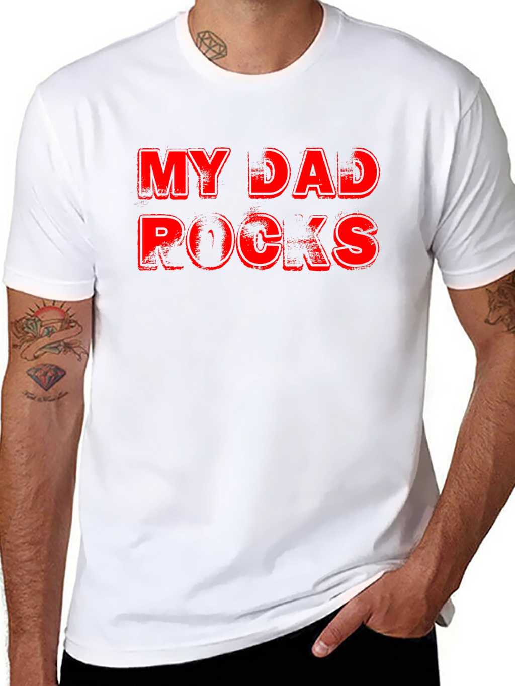 My Dad Rocks T-Shirt - Graphic Tee