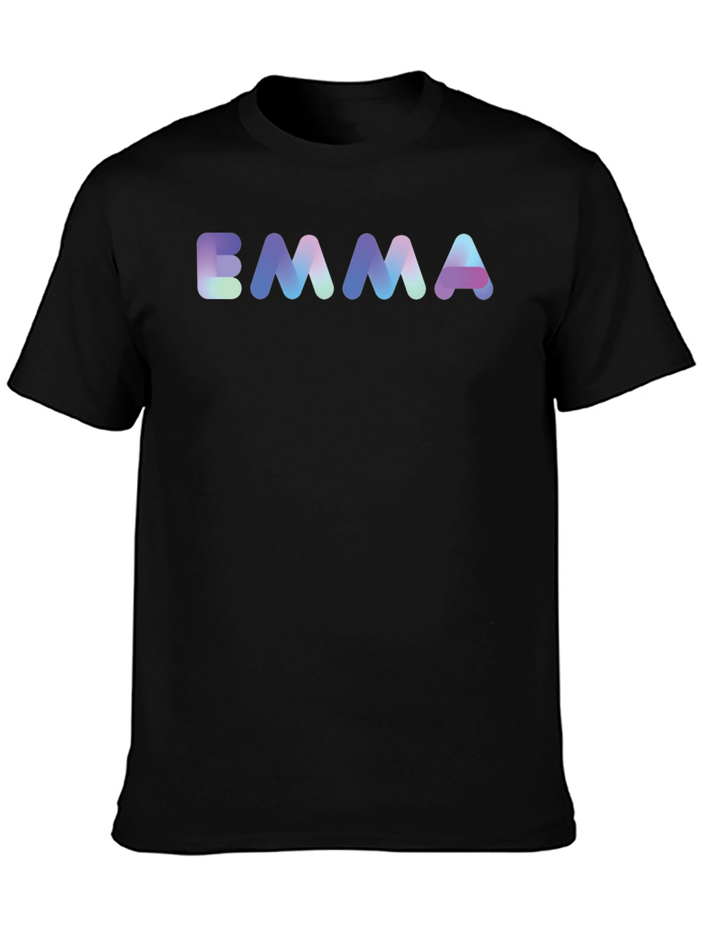 Emma T-Shirt - Black Cotton Blend Tee