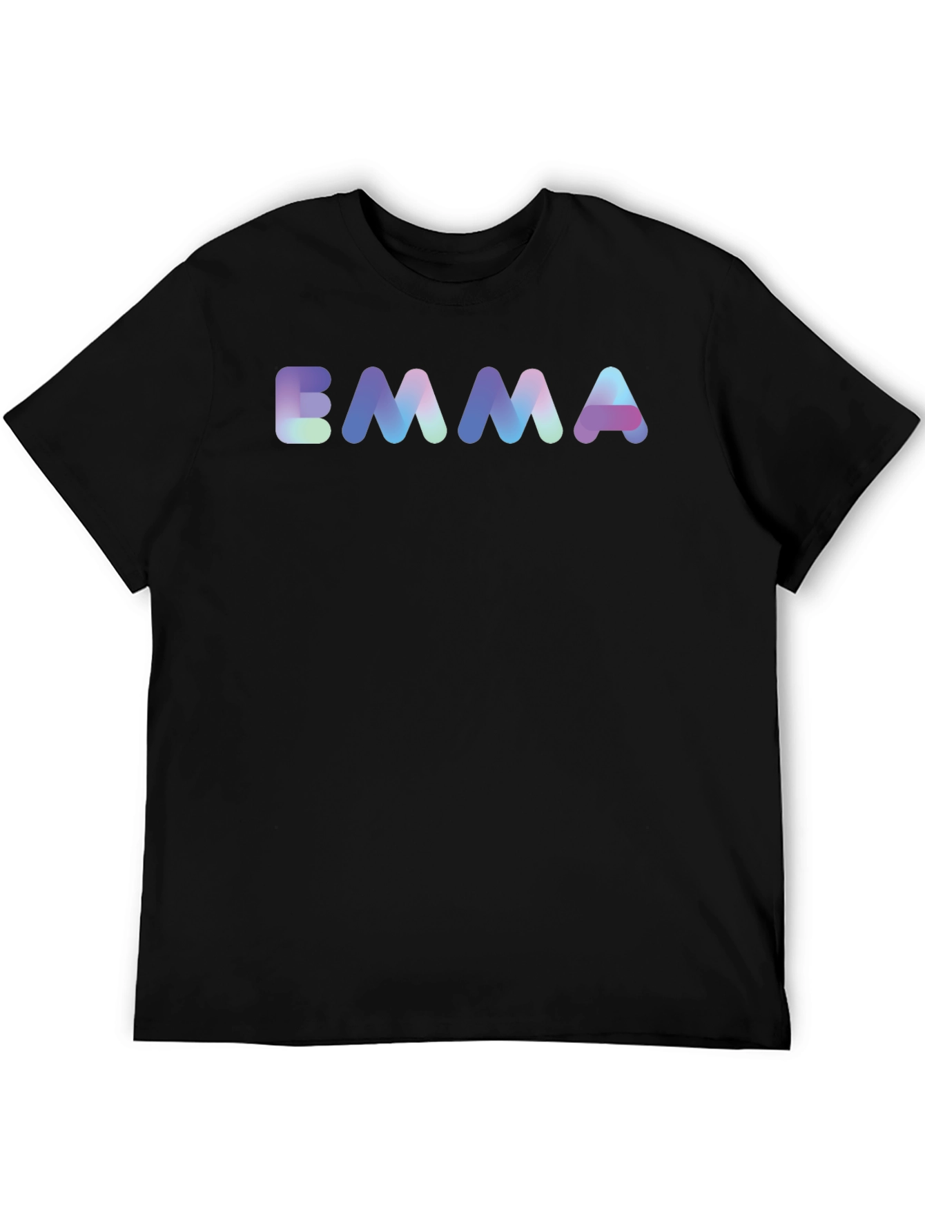 Emma T-Shirt - Black Cotton Blend Tee