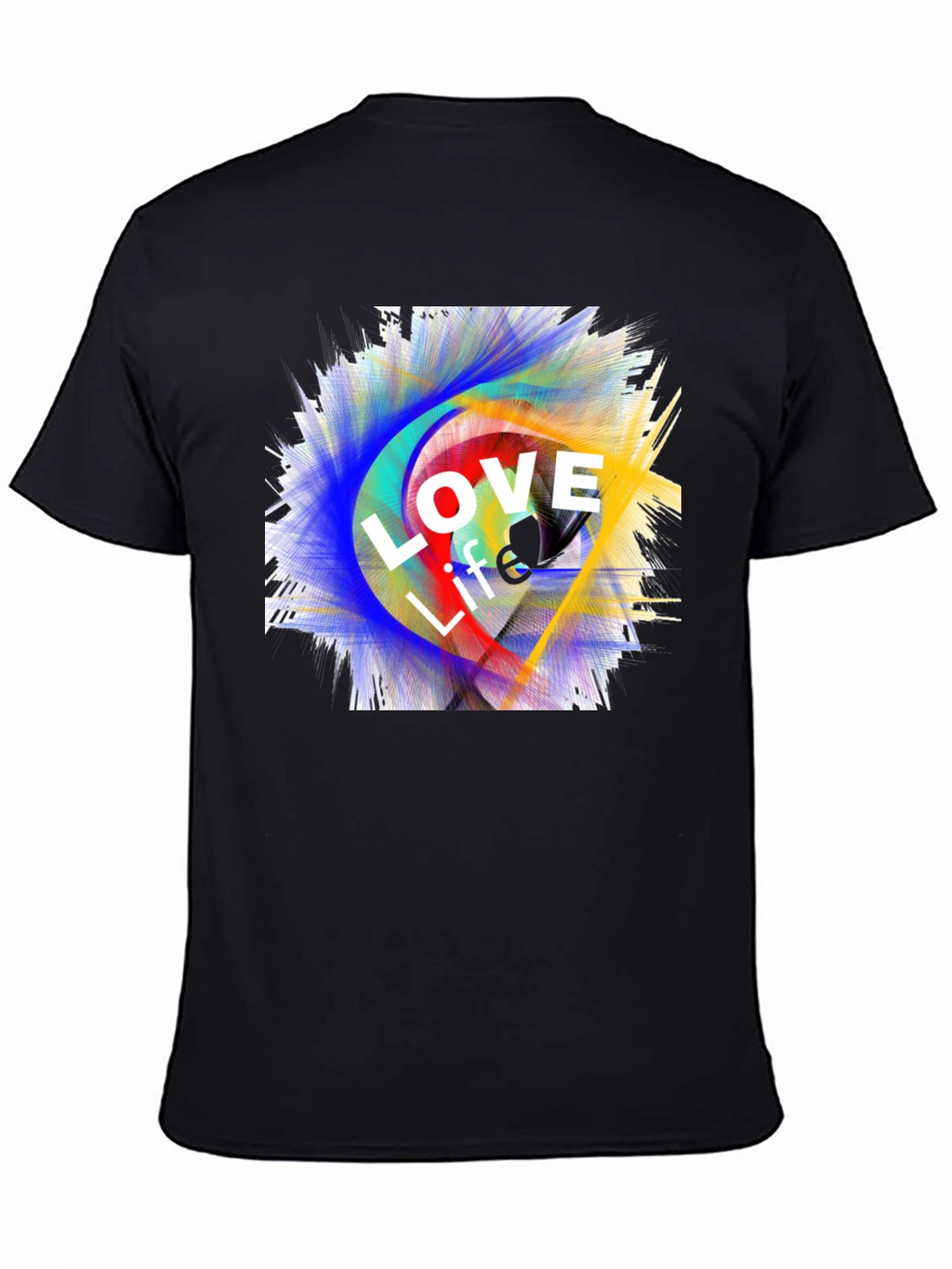 Love Life Graphic Tee - Black