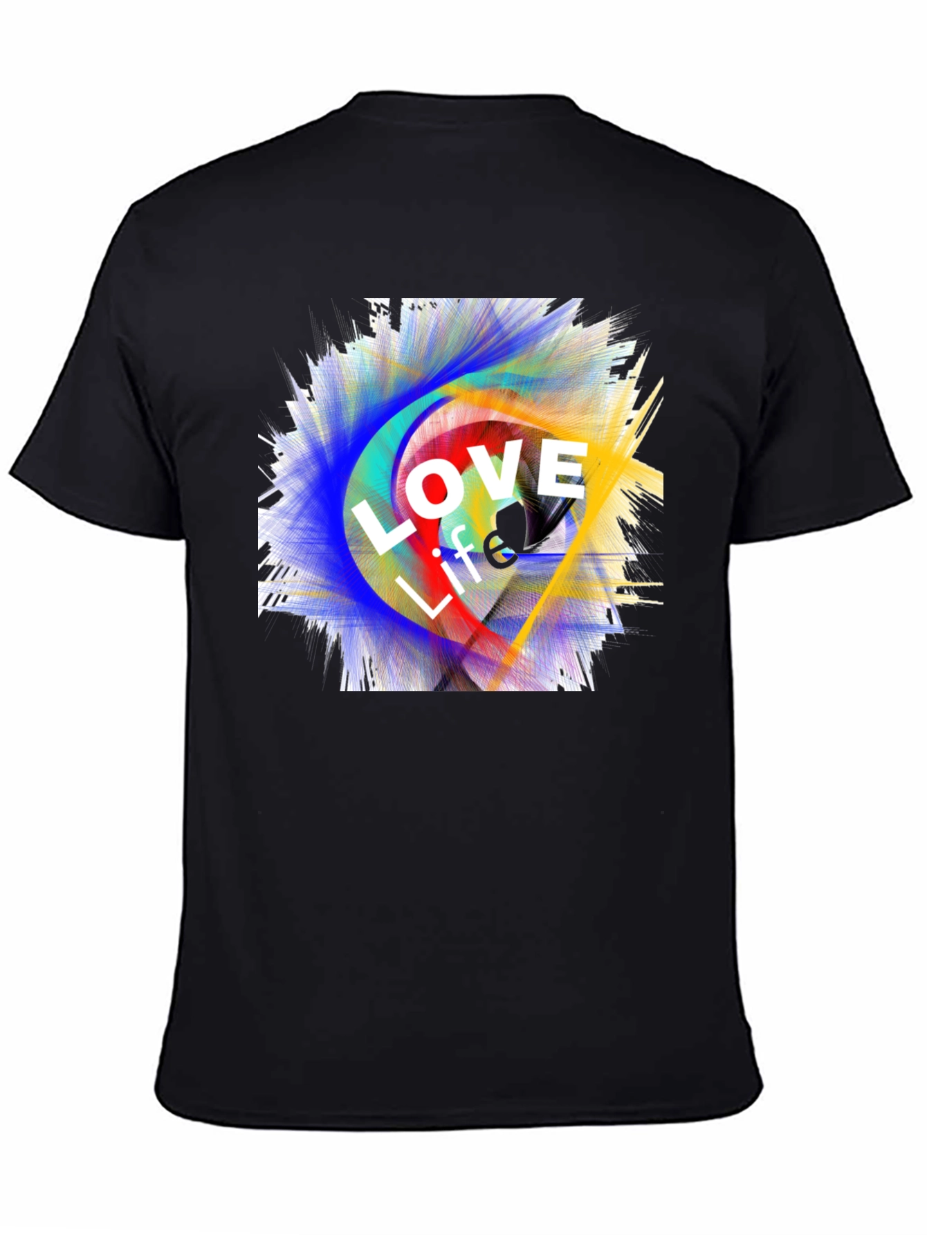 Love Life Graphic Tee - Black