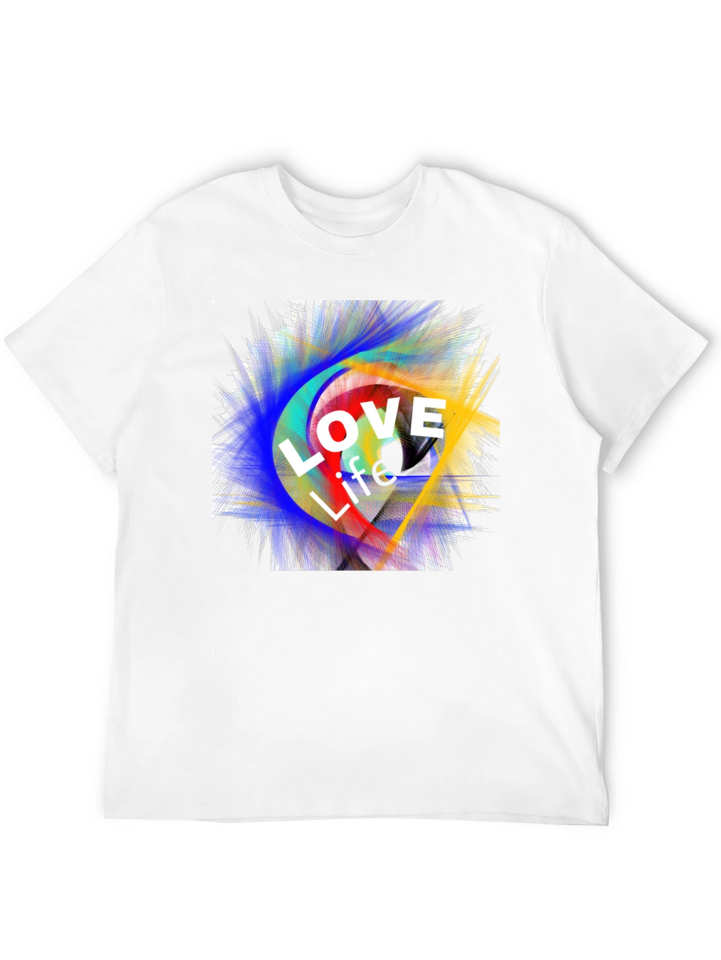 Love Life Graphic Tee - Black