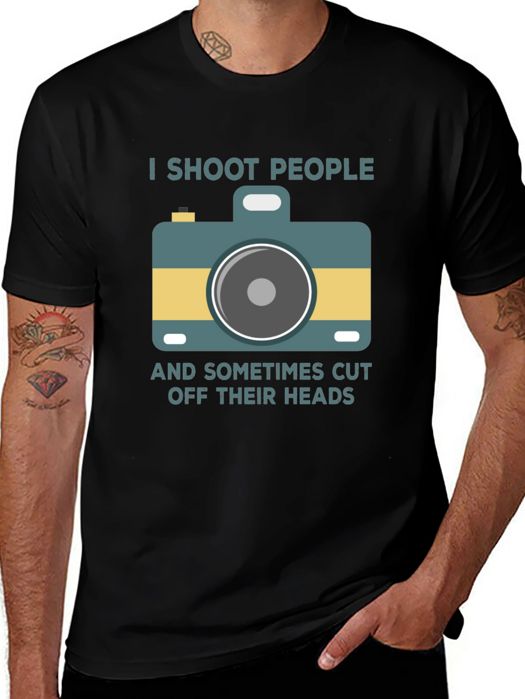 I Shoot People Funny Photographer T-Shirt