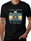I Shoot People Funny Photographer T-Shirt