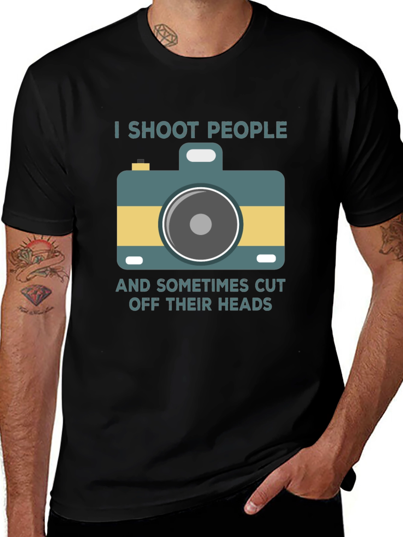 I Shoot People Funny Photographer T-Shirt
