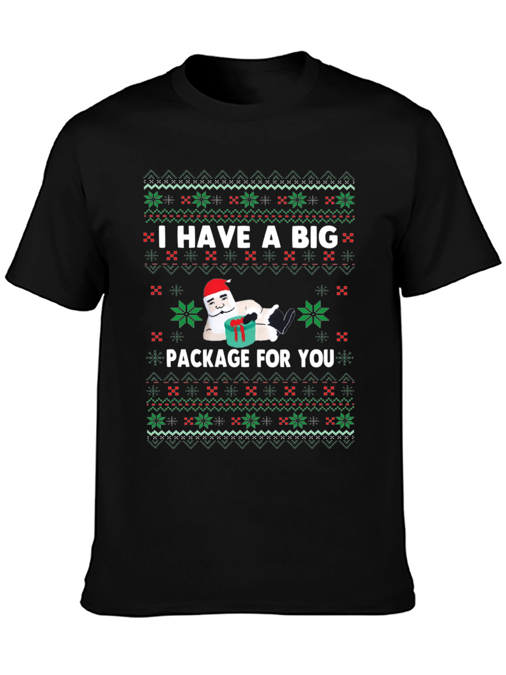 Funny Christmas Big Package T-Shirt